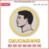 Washington Caucasians Rednecks Embroidery design featuring Caucasians Pride Machine Design File, digital download for stitching.