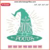 Witch Hat Embroidery Design: Hocus Pocus 2022 | Halloween Decor | Spooky Sewing Pattern | Unique Crafting Accessory