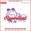 Frogs Hypnotoad Embroidery: Humorous Football Coach Frog Design, Machine Embroidery Pattern for Crafts and Apparel.