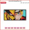 Naruto x Kurama Anime Embroidery Design File: Vibrant Kurama Manga Art, Perfect for Naruto Fans and DIY Craft Projects.