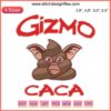 Gizmo Caca Gremlins Movie Comedy Embroidery Design | Horror Films Machine Embroidery File | Fun Pop Culture Stitch Pattern