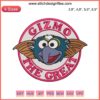 Gizmo The Great Logo Embroidery: Cute Kid Gifts, Gremlins Movie Machine Design, Colorful Illustration, Unique Embroidered Patch.