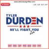 Tyler Durden Fight Club Embroidery Design | Movie Machine File | Vintage Tattoo Style | Digital Download | DIY Embroidery Pattern