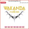 Black Panther Necklace Embroidery featuring Wakanda Forever Marvel design; trending superhero accessory detail.