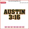 Vintage Steve Austin WWE Embroidery Patch | Stone Cold 3:16 Design | Iconic 90s Wrestling Memorabilia
