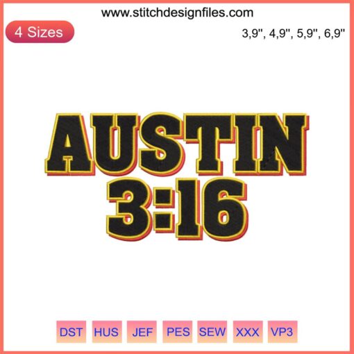Vintage Steve Austin WWE Embroidery Patch | Stone Cold 3:16 Design | Iconic 90s Wrestling Memorabilia