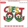 Grinch Hand On Breasts Embroidery Design | Funny Christmas Machine File | Witty Holiday Apparel Embroidery