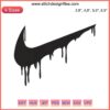 Nike Drip Embroidery Design File: Stylish Nike Logo for Machine Embroidery, High-Quality Digital Download.