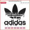 Adidas Drip Logo Embroidery Design File: Stylish Adidas logo with drip effect embroidery, perfect for brand-themed creatives.